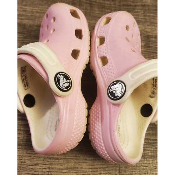 Crocs Classic Slip On Clogs Toddler Size C5 Pink - Picture 6 of 10